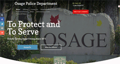 Desktop Screenshot of osagepd.org